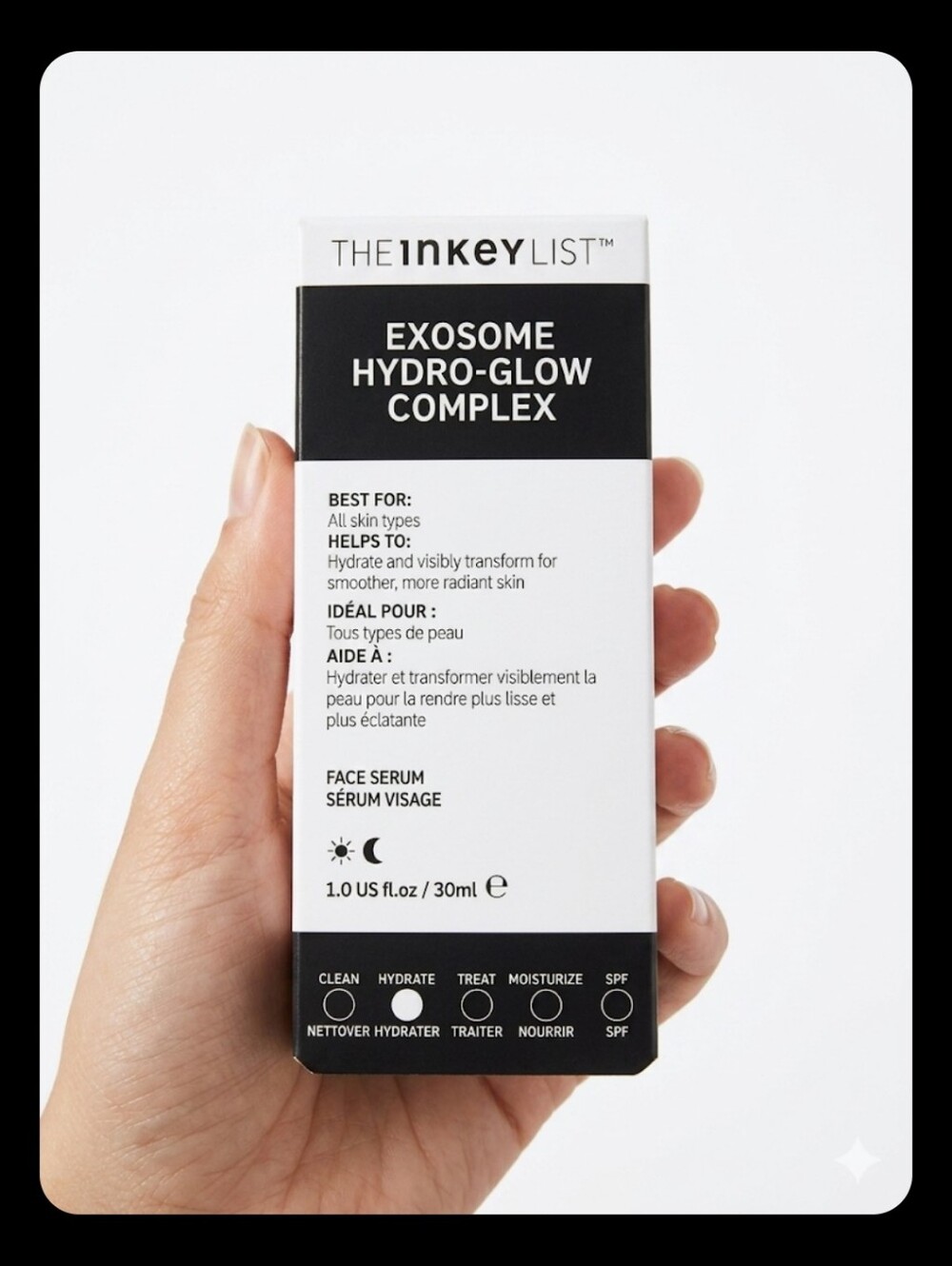 The INKEY List Exosome Hydro-Glow Complex Face Serum, NIB